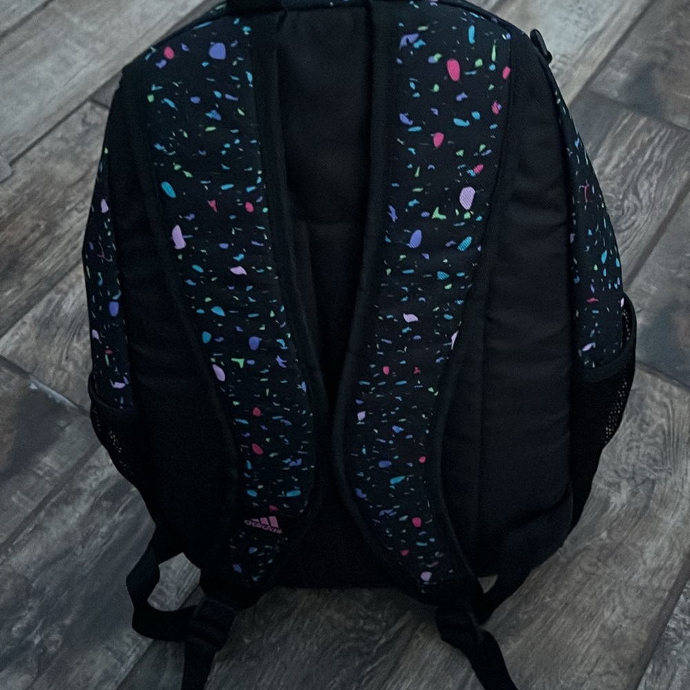 Adidas - Young BYS Creator 2 
 Black and Pink Speckled Backpack - Picture 6 of 7